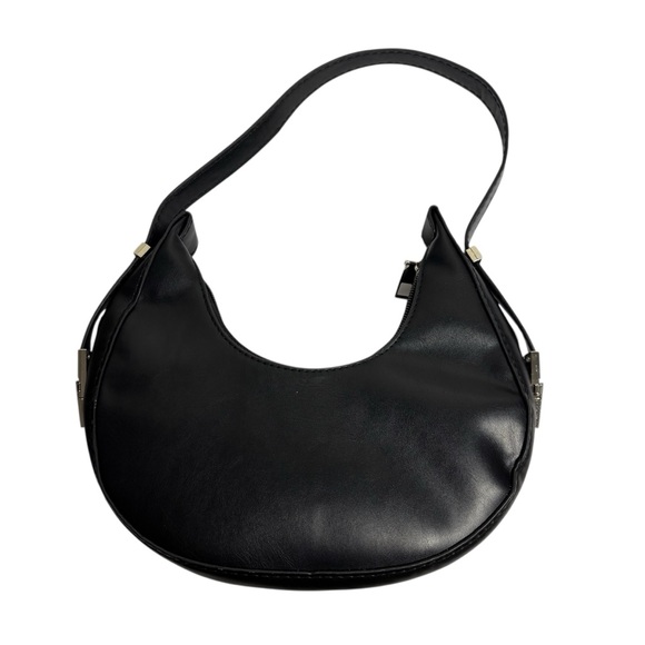 Handbags - Black Leather Mini Shoulder Bag